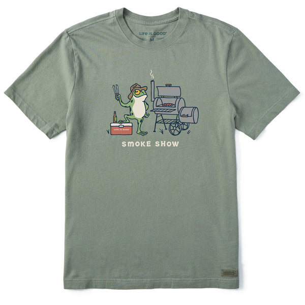 life is good Men's Smoke Show Frog Short Sleeve Tee