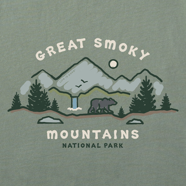 Life Is Good Men's Smoky Mountains Vista Short Sleeve Tee