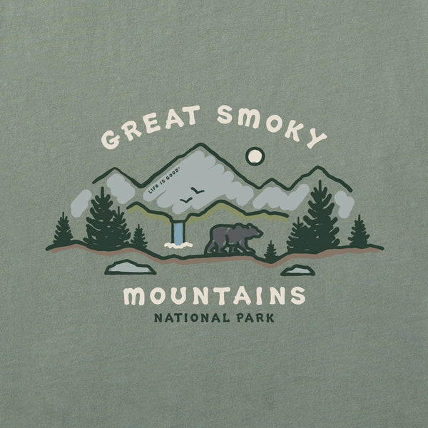 Life Is Good Men's Smoky Mountains Vista Short Sleeve Tee