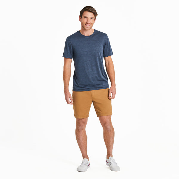 Life Is Good Men's Solid Short Sleeve Sun Crusher Tee