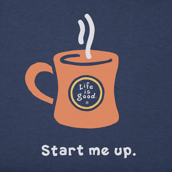 Life Is Good Men's Start Me Up Long Sleeve Crusher Tee