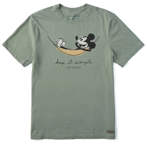 Life Is Good Men's Steamboat Willie Hammock Short Sleeve Tee