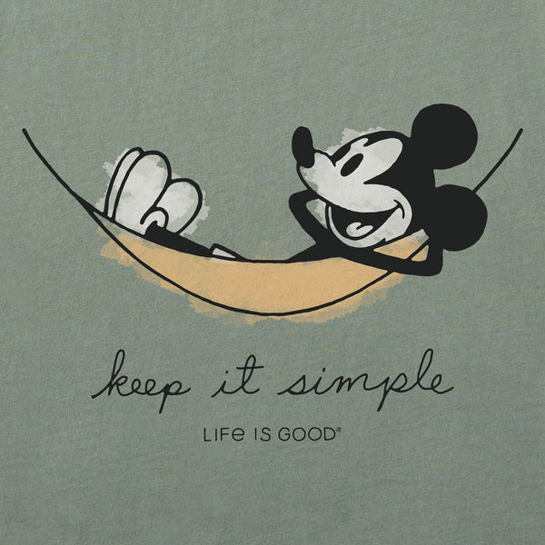 Life Is Good Men's Steamboat Willie Hammock Short Sleeve Tee