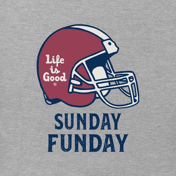 Life Is Good Men's Sunday Funday Helmet Short Sleeve Tee