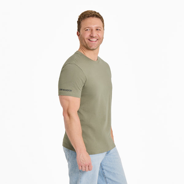 Life Is Good Men's Take It Outside LIG Short Sleeve Crusher Tee