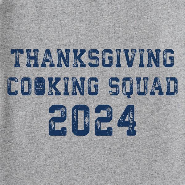 Life Is Good Men's Thanksgiving Day Cooking Squad 2024 Long Sleeve Crusher Tee