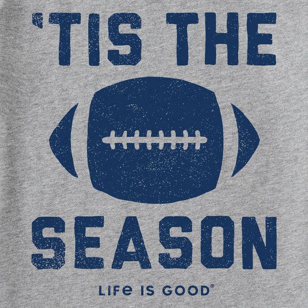 Life Is Good Men's Tis The Football Season Long Sleeve Crusher Tee