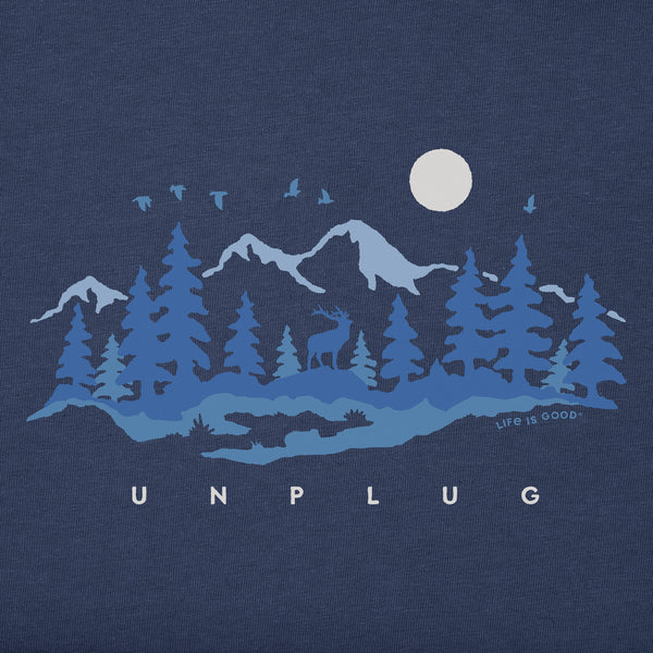 Life Is Good Men's Unplug In The Outdoors Short Sleeve Tee