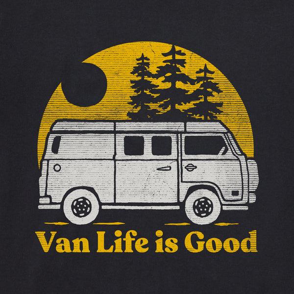 Life Is Good Men's Van Life Is Good Classic Crusher Ringer Tee
