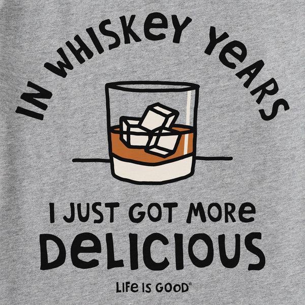 Life Is Good Men's Whiskey Years Short Sleeve Crusher Tee