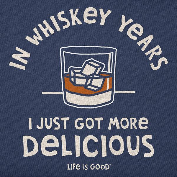 Life Is Good Men's Whiskey Years Short Sleeve Crusher Tee