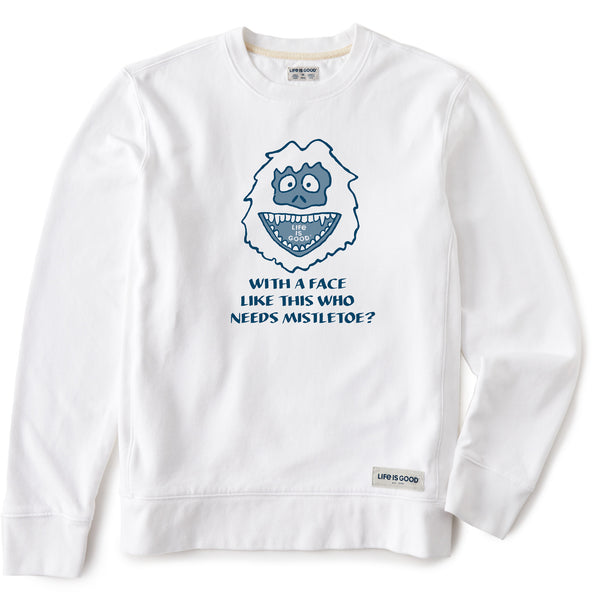 Life Is Good Men's With A Face Like This Yeti Simply True Crew
