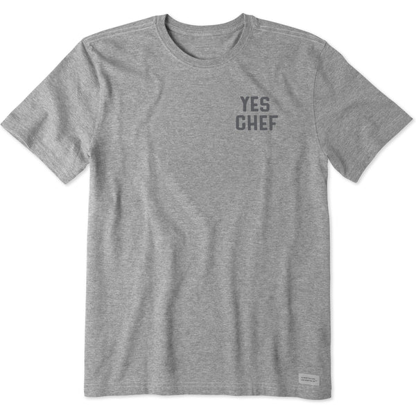 Life Is Good Men's Yes Chef Short Sleeve Crusher Tee