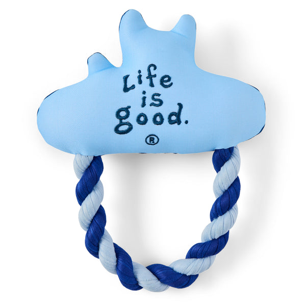 Life Is Good Rocket Good Buoy Oxford And Rope Dog Toy