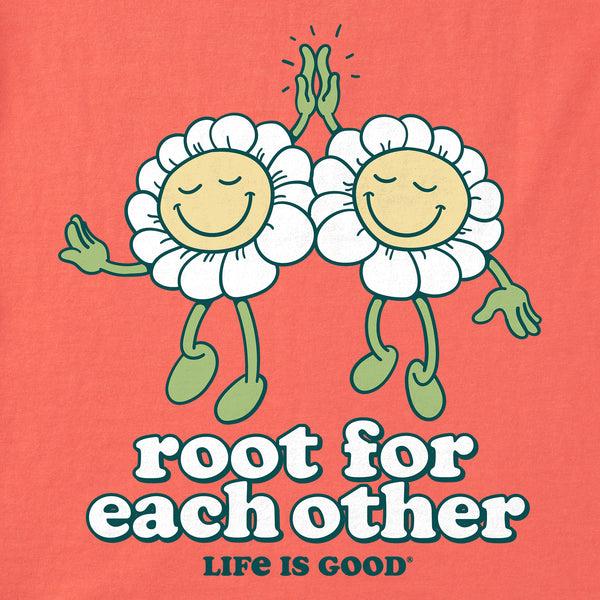 Life Is Good Root For Each Other Short Sleeve Toddler Crusher Tee