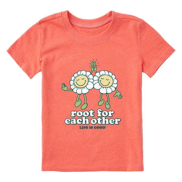 life is good Root for Each Other Short Sleeve Toddler Crusher Tee