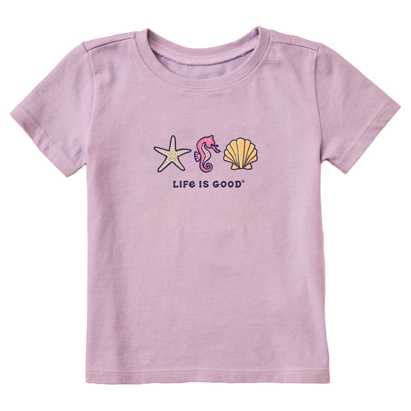 life is good Sea Life Trio Short Sleeve Toddler Crusher Tee