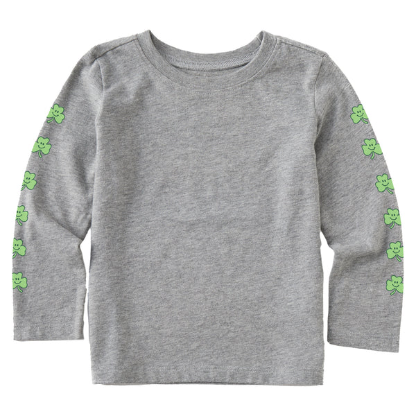 Life Is Good Smile Clovers Long Sleeve Toddler Crusher Tee