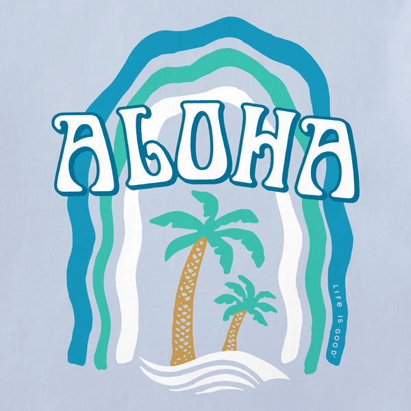 Life Is Good Toddler Aloha Palms Short Sleeve Crusher Tee