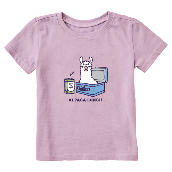 Life Is Good Toddler Alpaca Lunch Short Sleeve Crusher Tee