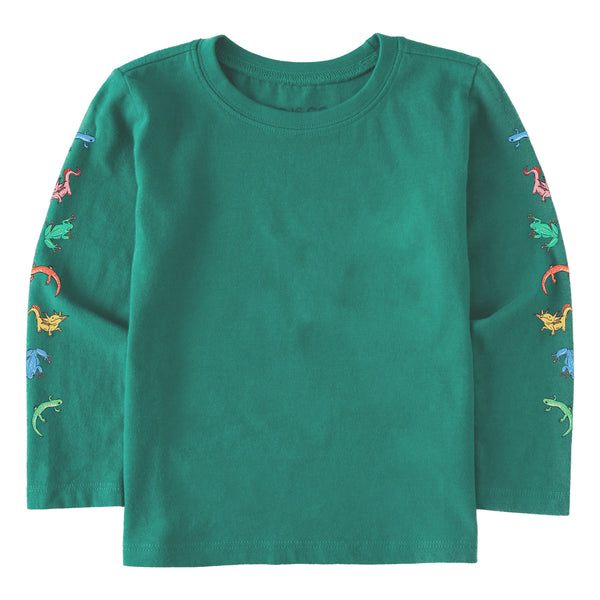 Life Is Good Toddler Amphibian Friends Long Sleeve Crusher Tee