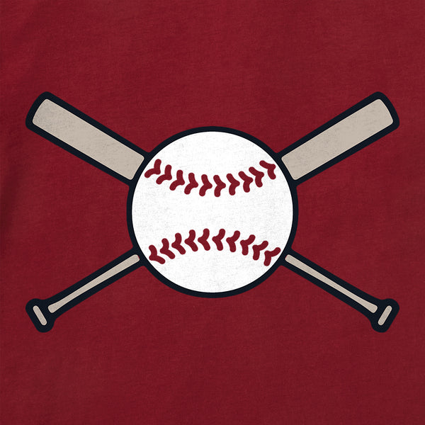 Life Is Good Toddler Baseball Graphic Short Sleeve Crusher Tee