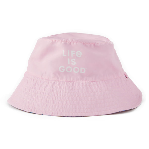 Life Is Good Toddler Botanical Butterfly Pattern Made In The Shade Bucket Hat