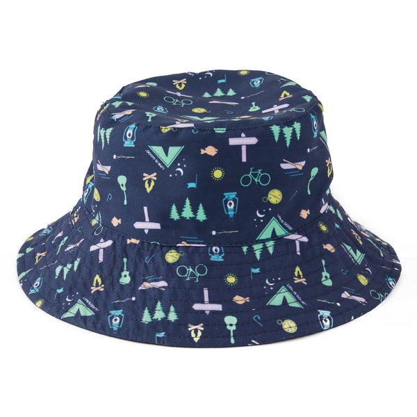 life is good Toddler Camp LIG Pattern Made in the Shade Bucket Hat
