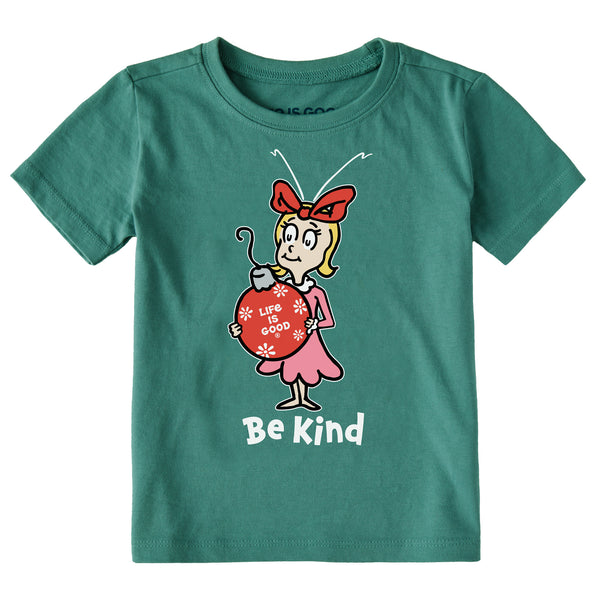 life is good Toddler Cindy-Lou Be Kind Short Sleeve Crusher Tee