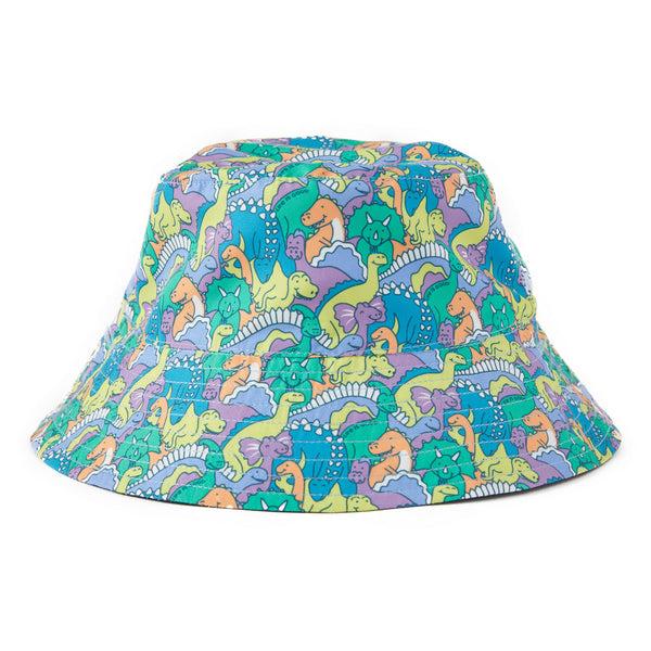 life is good Toddler Dinosaur Friends Pattern Made in the Shade Bucket Hat