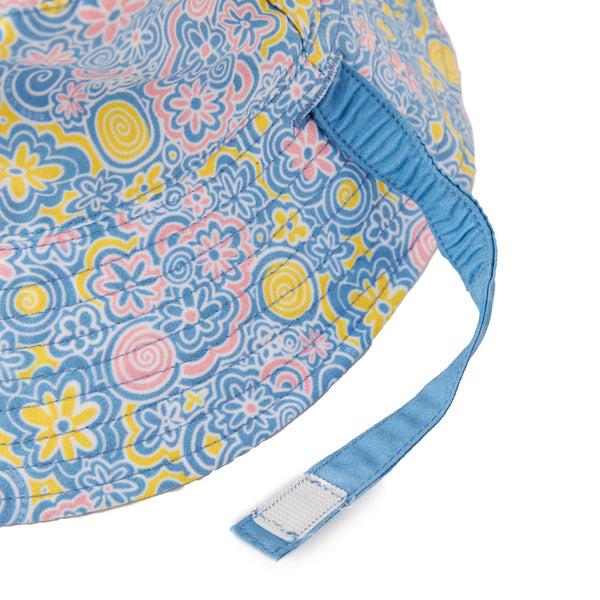Life Is Good Toddler Flower Doodle Pattern Made In The Shade Bucket Hat