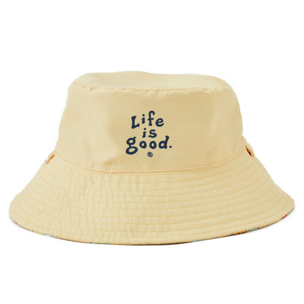 Life Is Good Toddler Fruit Pattern Made In The Shade Bucket Hat