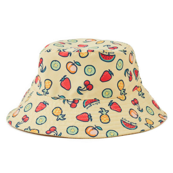 life is good Toddler Fruit Pattern Made in the Shade Bucket Hat