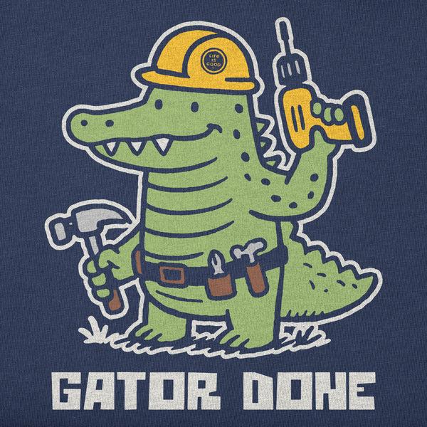 Life Is Good Toddler Gator Done Short Sleeve Crusher Tee