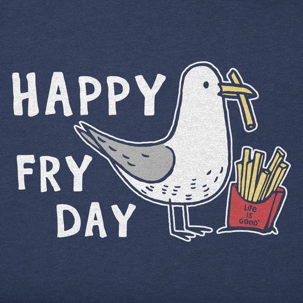 Life Is Good Toddler Happy Fry Day Short Sleeve Crusher Tee