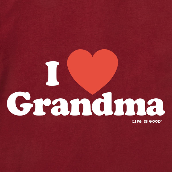 Life Is Good Toddler I Heart Grandma Short Sleeve Crusher Tee