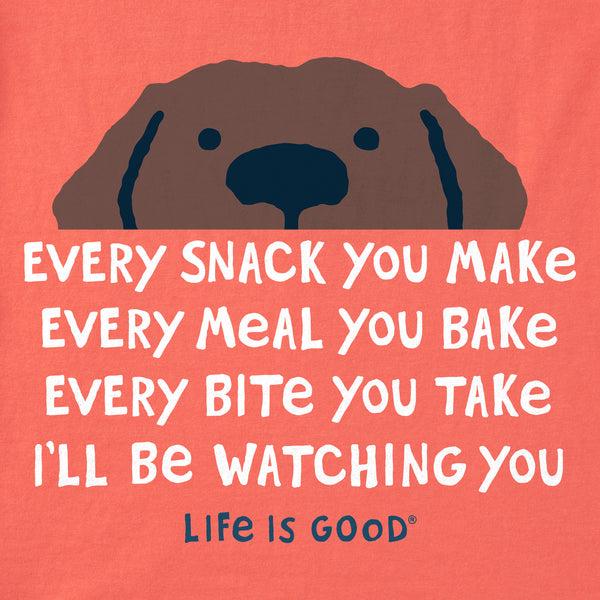 Life Is Good Toddler I'll Be Watching You Short Sleeve Crusher Tee