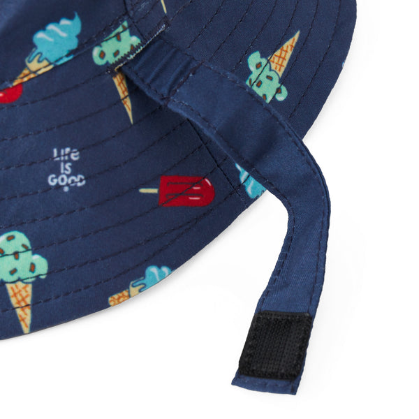 Life Is Good Toddler Ice Cream Pattern Made In The Shade Bucket Hat