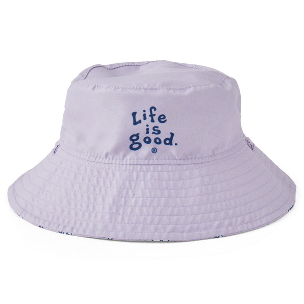 Life Is Good Toddler LIG Daisy Pattern Made In The Shade Bucket Hat