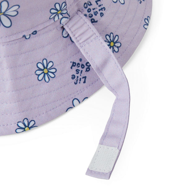 Life Is Good Toddler LIG Daisy Pattern Made In The Shade Bucket Hat