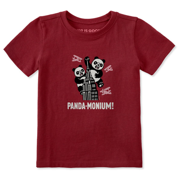 life is good Toddler Panda-Monium Short Sleeve Crusher Tee