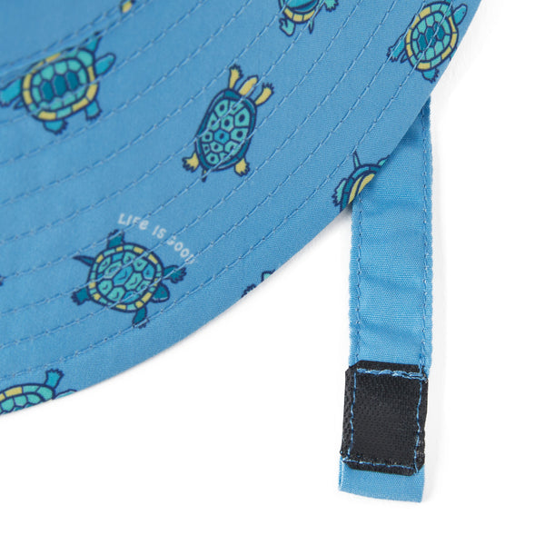 Life Is Good Toddler Peace Turtle Pattern Made In The Shade Bucket Hat