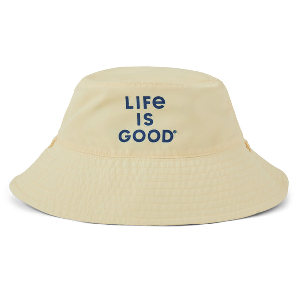 Life Is Good Toddler Playful Dog Pattern Made In The Shade Bucket Hat
