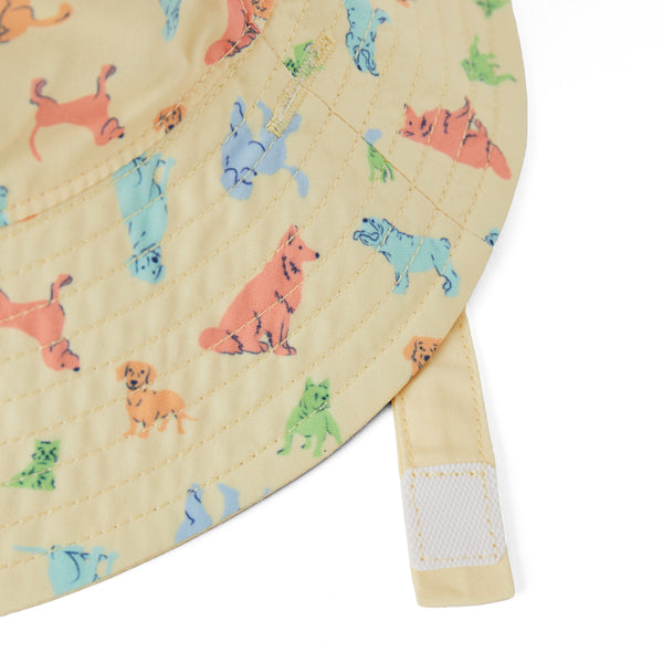 Life Is Good Toddler Playful Dog Pattern Made In The Shade Bucket Hat