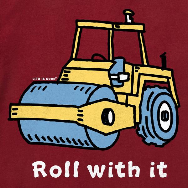 Life Is Good Toddler Roll With It Short Sleeve Crusher Tee