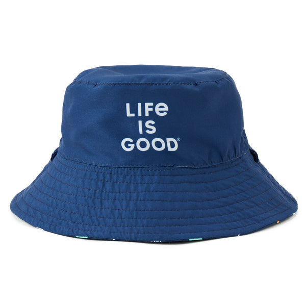 Life Is Good Toddler Shark Pattern Made In The Shade Bucket Hat