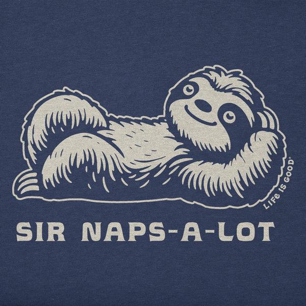 Life Is Good Toddler Sir Naps-a-lot Short Sleeve Crusher Tee