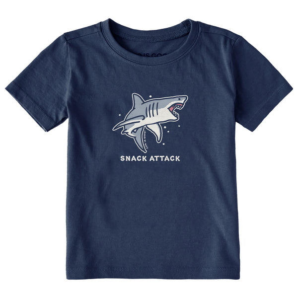 Life Is Good Toddler Snack Attack Short Sleeve Crusher Tee
