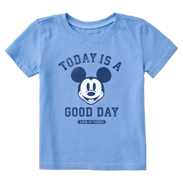Life Is Good Toddler Steamboat Willie Good Day Short Sleeve Crusher Tee