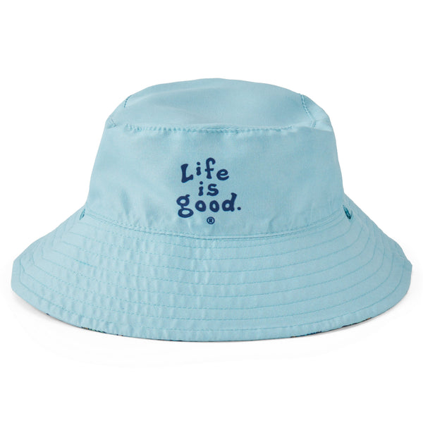 Life Is Good Toddler Turtle Pattern Made In The Shade Bucket Hat